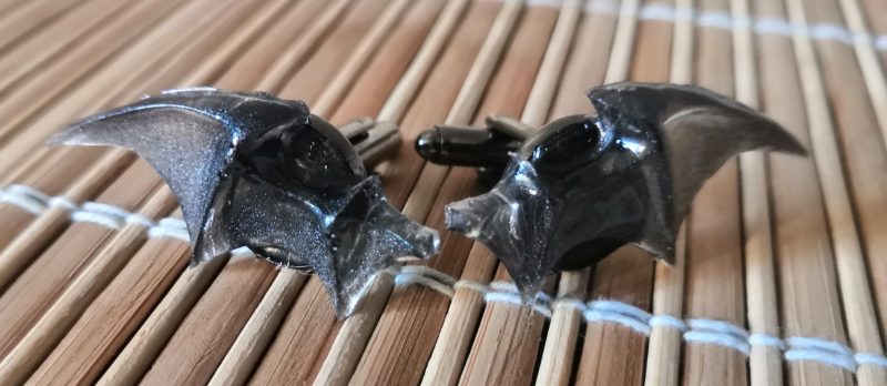 Chiroptera Cufflinks | handmade jewellery | accessories | bat | resin
