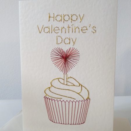Valentine's Day Cupcake Handmade Card