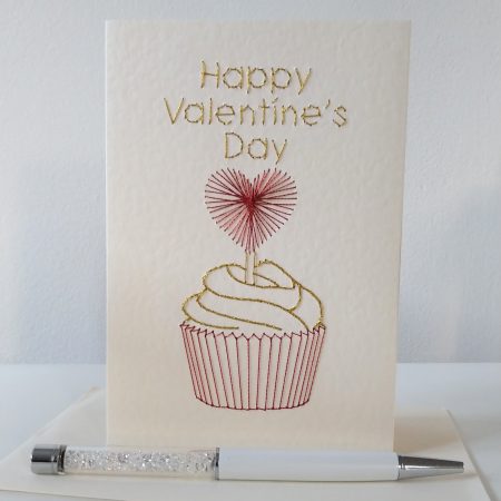 Valentine's Day Cupcake Handmade Card