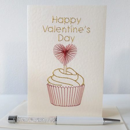 Valentine's Day Cupcake Handmade Card