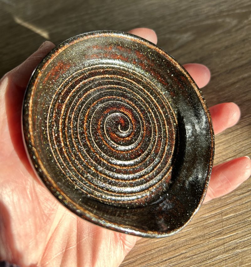 Unique slightly sparkly spoon rest