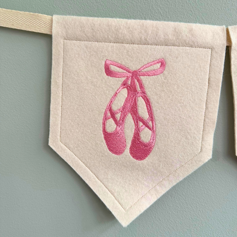 Ballet Name Bunting, Personalised Name Bunting, Nursery Bunting, Personalised Bunting, Name Garland