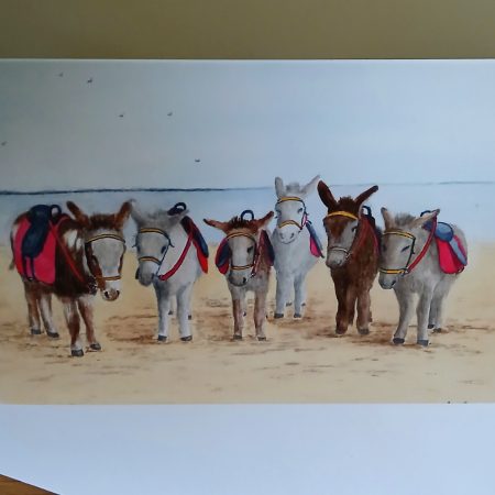Donkey greetings cards with white envelopes, choice of 4 different designs