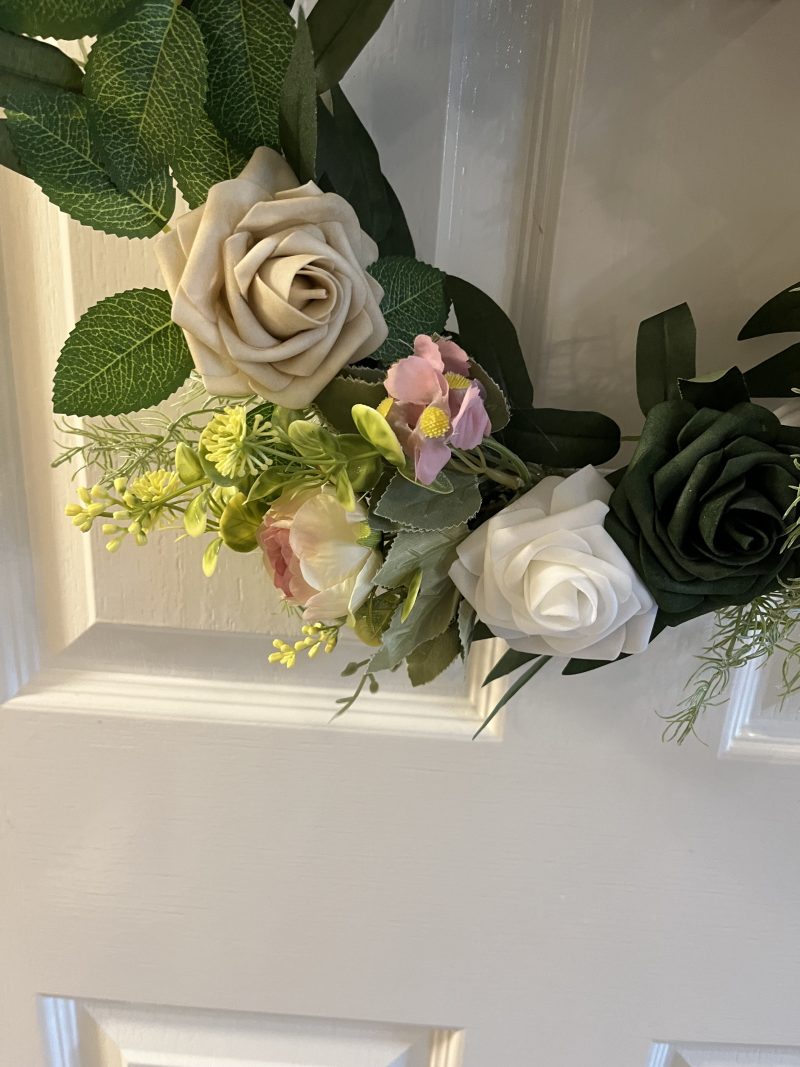 Beautiful 12” floral hanging decoration
