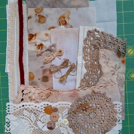 Vintage slow stitching kit