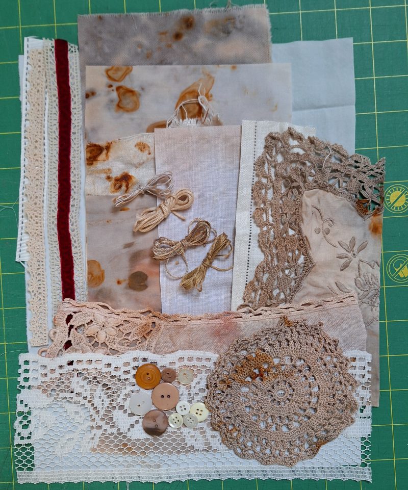 Vintage slow stitching kit