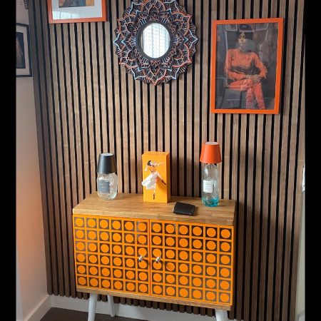 Atomic Retro Record Cabinet Mid-Century Sideboard