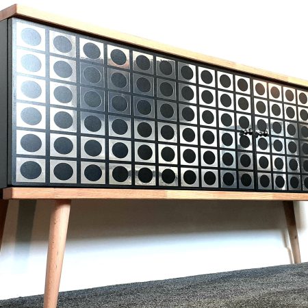Atomic Retro Record Cabinet Mid-Century Sideboard