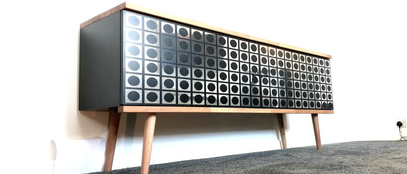 Atomic Retro Record Cabinet Mid-Century Sideboard