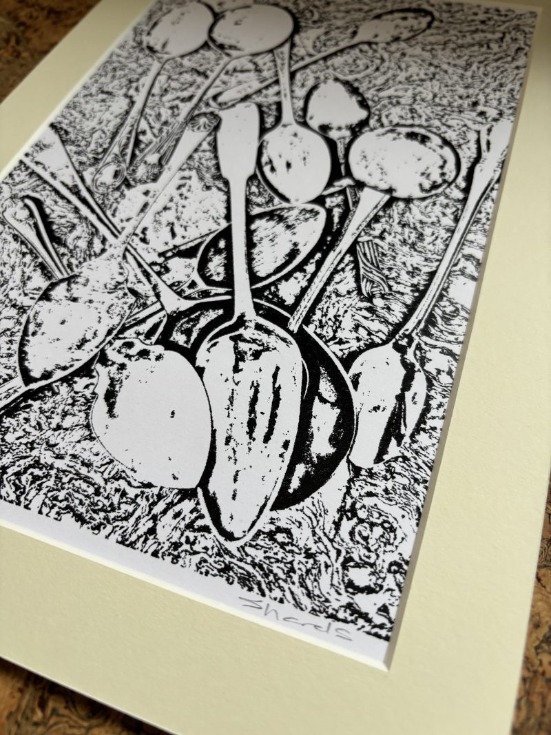 Monochrome Signed Art Print Eco Friendly Gifts Sustainable Gifts Unique Singular Print