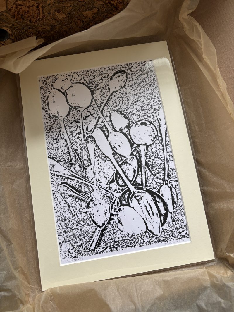 Monochrome Signed Art Print Eco Friendly Gifts Sustainable Gifts Unique Singular Print