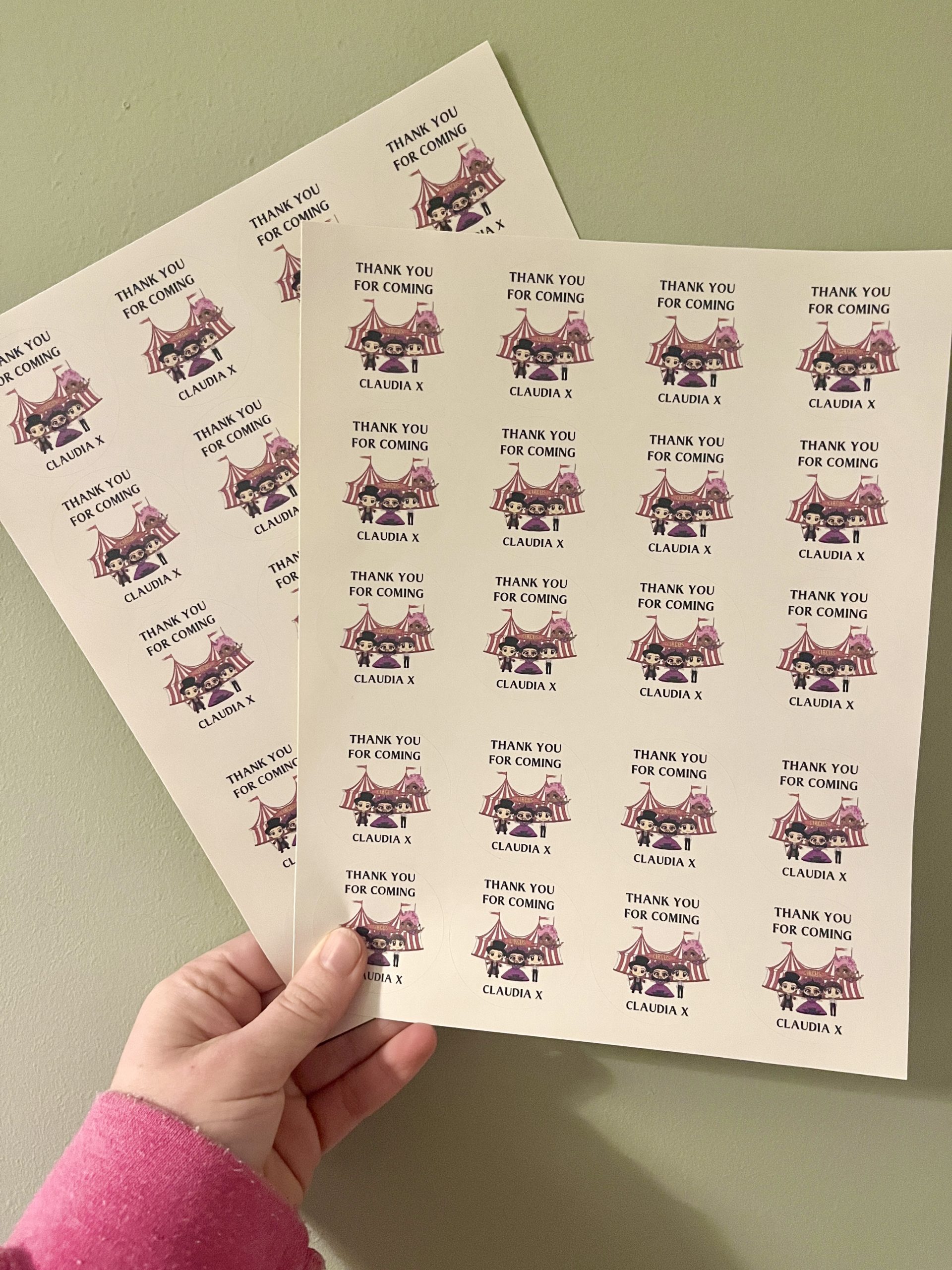 Greatest Showman Stickers