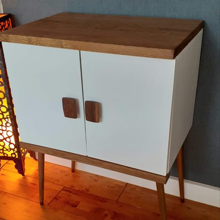 Classic Retro Record Cabinet Sideboard Mid-Century