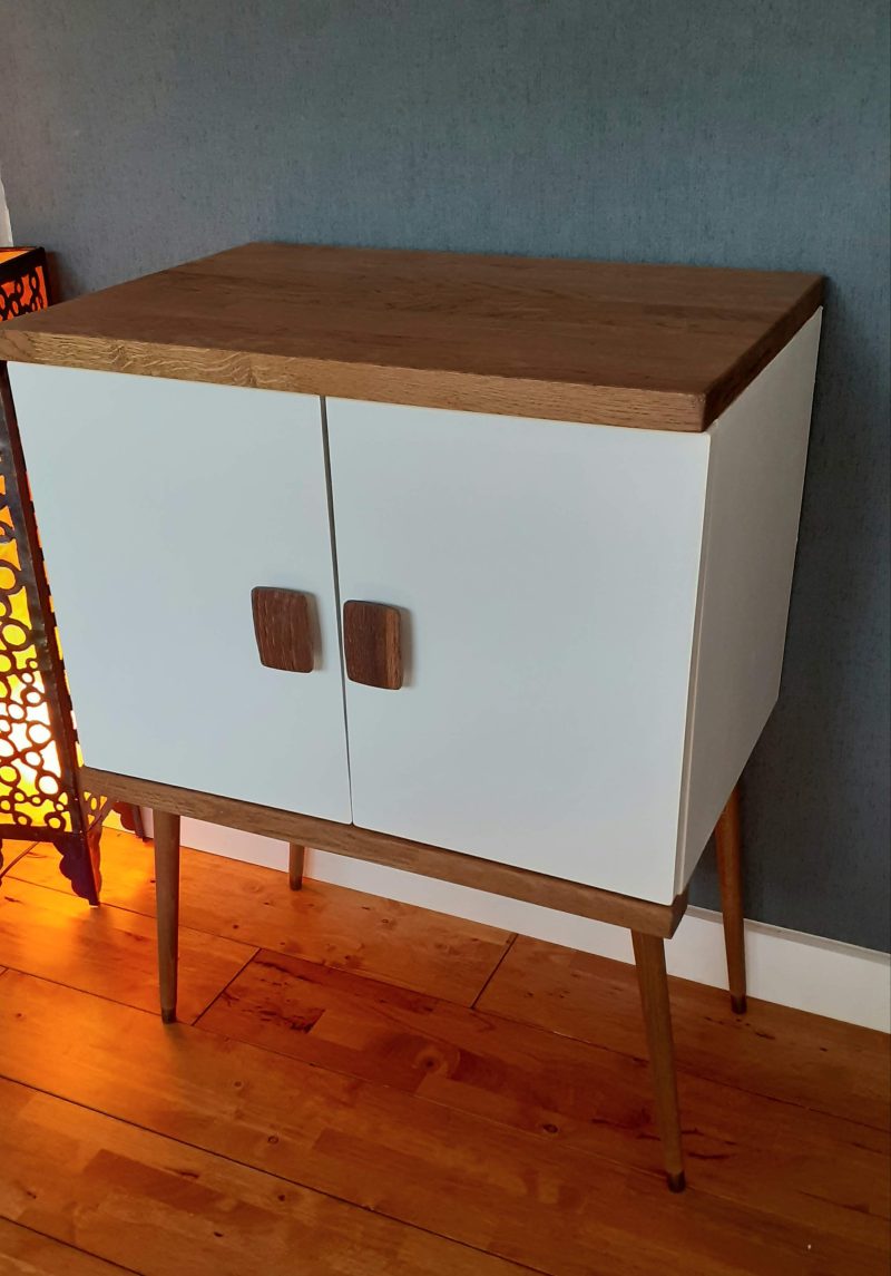 Classic Retro Record Cabinet Sideboard Mid-Century
