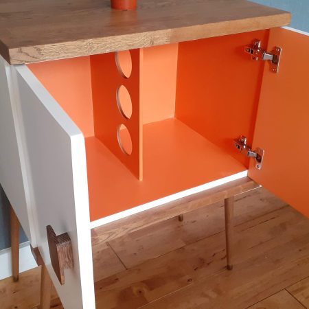 Classic Retro Record Cabinet Sideboard Mid-Century