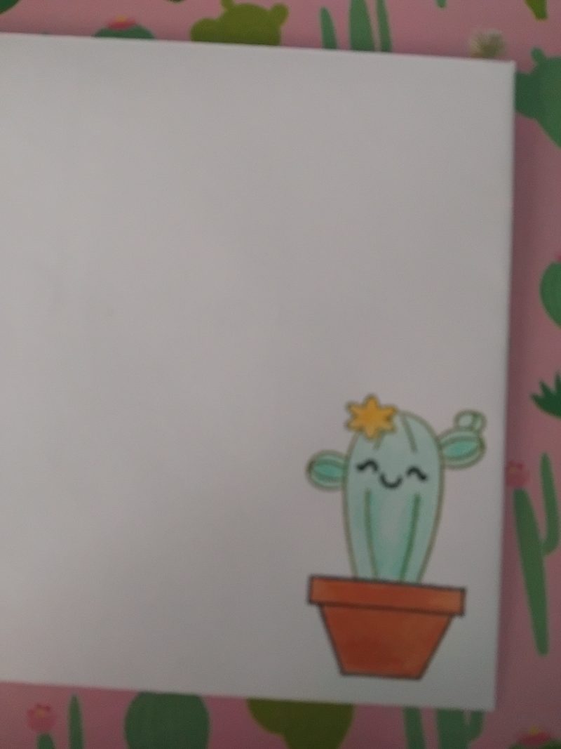 Cactus greeting card