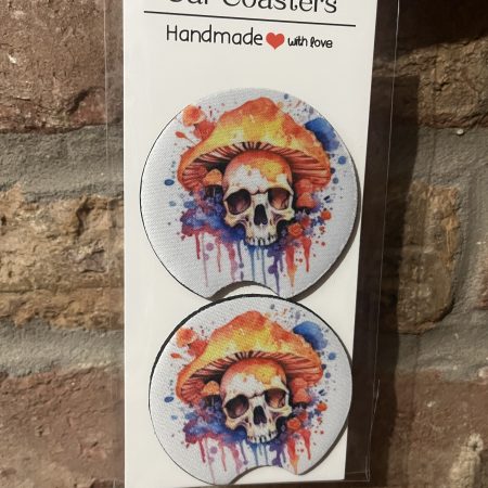 Personalised Car coasters, Custom design.