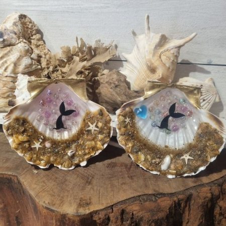 Ring Dish | Trinkets | Mermaid | Mini Rock Pool | Beach Design | Sea Shell