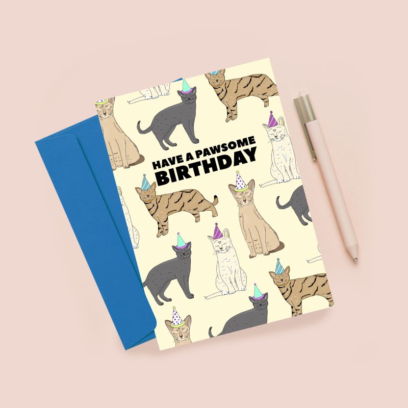 Cats Greeting Card / Birthday / Birthday Cards