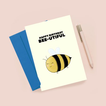 Bee Greeting Card / Birthday / Birthday Cards
