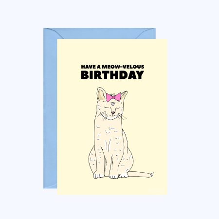 Cute Cat Greeting Card / Birthday / Birthday Cards