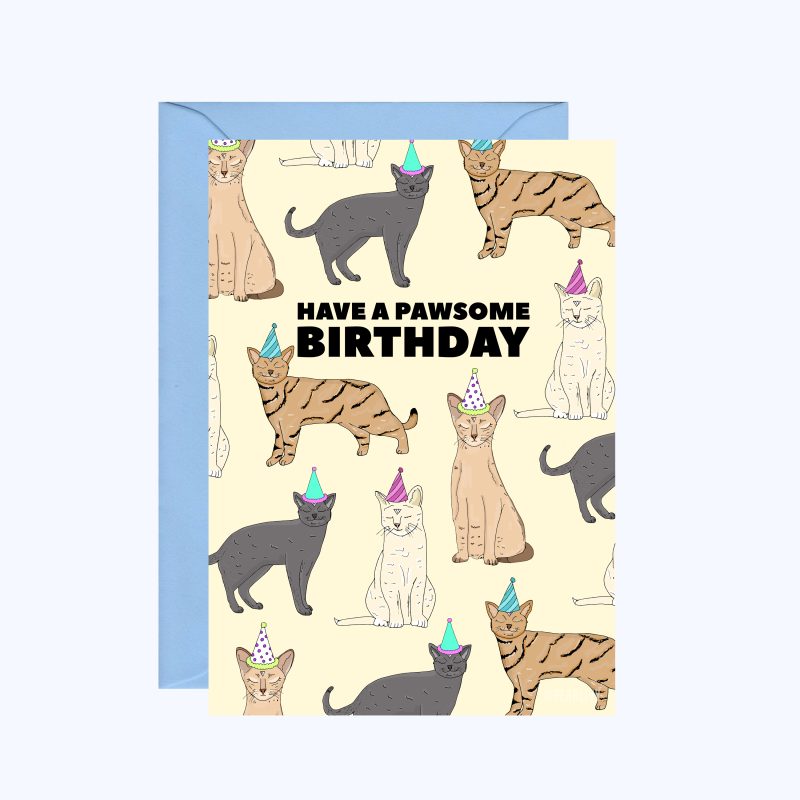 Cats Greeting Card / Birthday / Birthday Cards