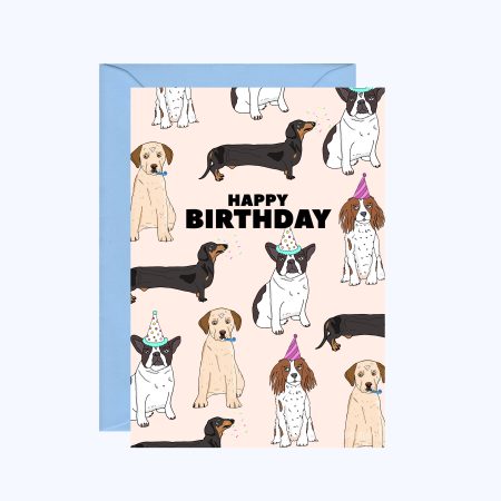 Dogs Birthday Greeting Card / Birthday / Birthday Cards