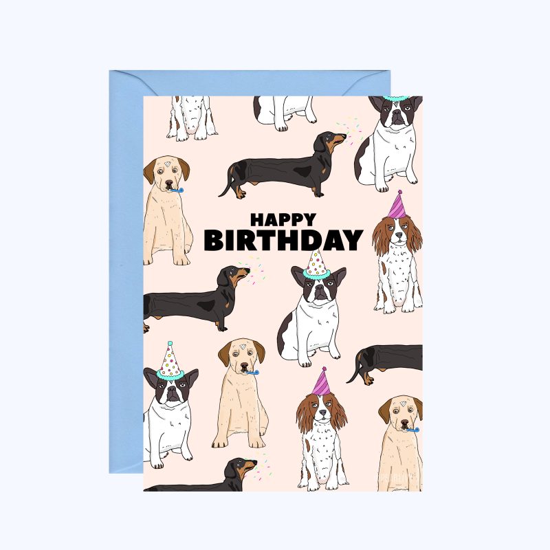 Dogs Birthday Greeting Card / Birthday / Birthday Cards