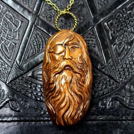 Odin handmade Viking pendant, unisex viking jewellery, Odin necklace.