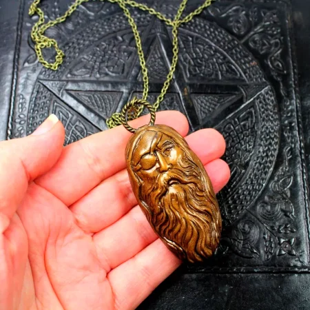 Odin handmade Viking pendant, unisex viking jewellery, Odin necklace.