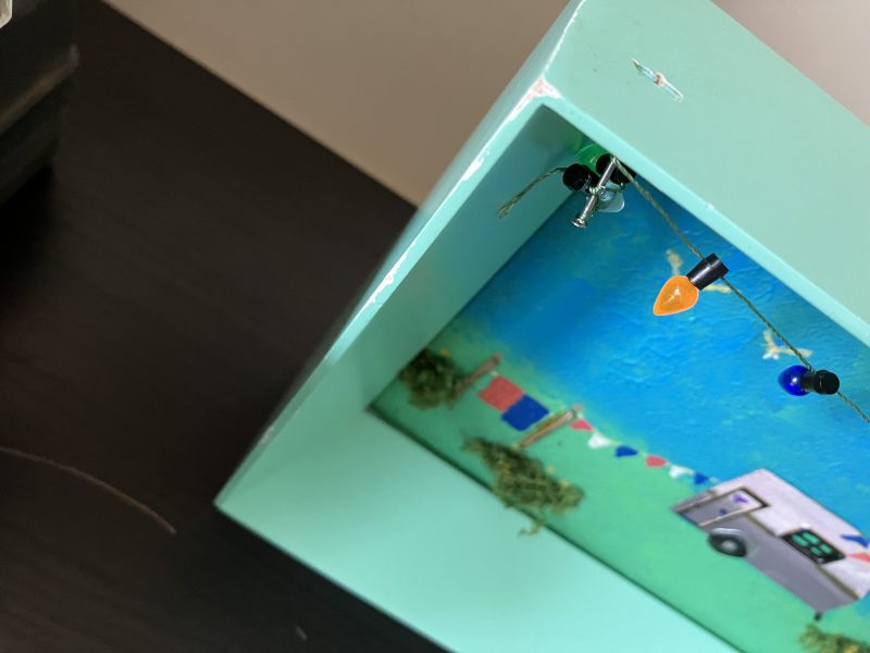 Our Happy Place Re-purposed Caravan Picture 6 x 8"