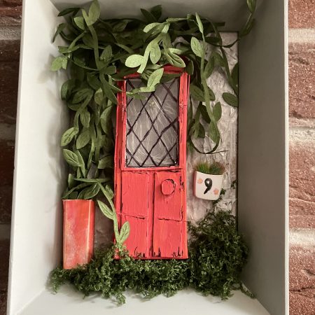 The Red Door 3D Box Frame Picture Gift for Mothers Day