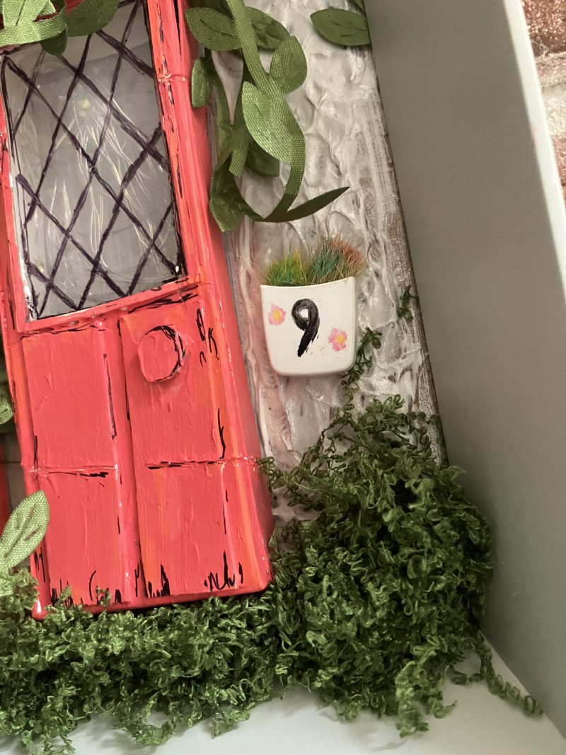 The Red Door 3D Box Frame Picture Gift for Mothers Day