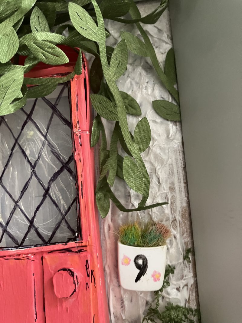 The Red Door 3D Box Frame Picture Gift for Mothers Day