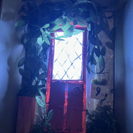 The Red Door 3D Box Frame Picture Gift for Mothers Day