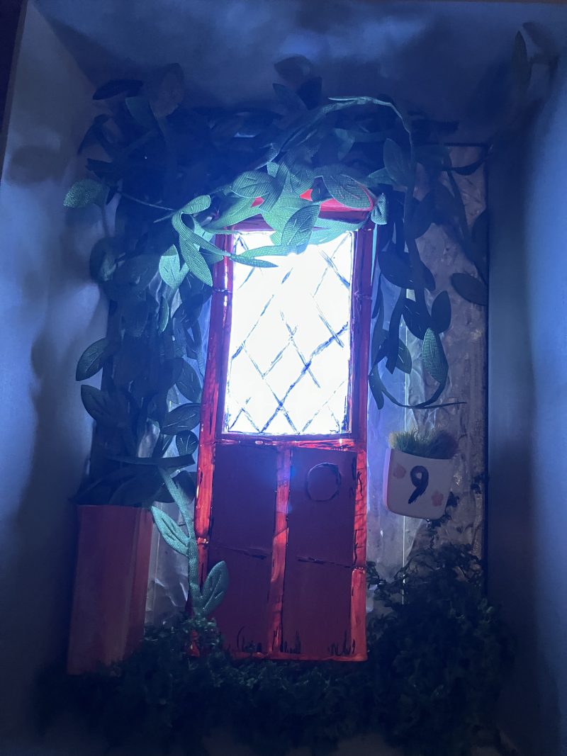 The Red Door 3D Box Frame Picture Gift for Mothers Day