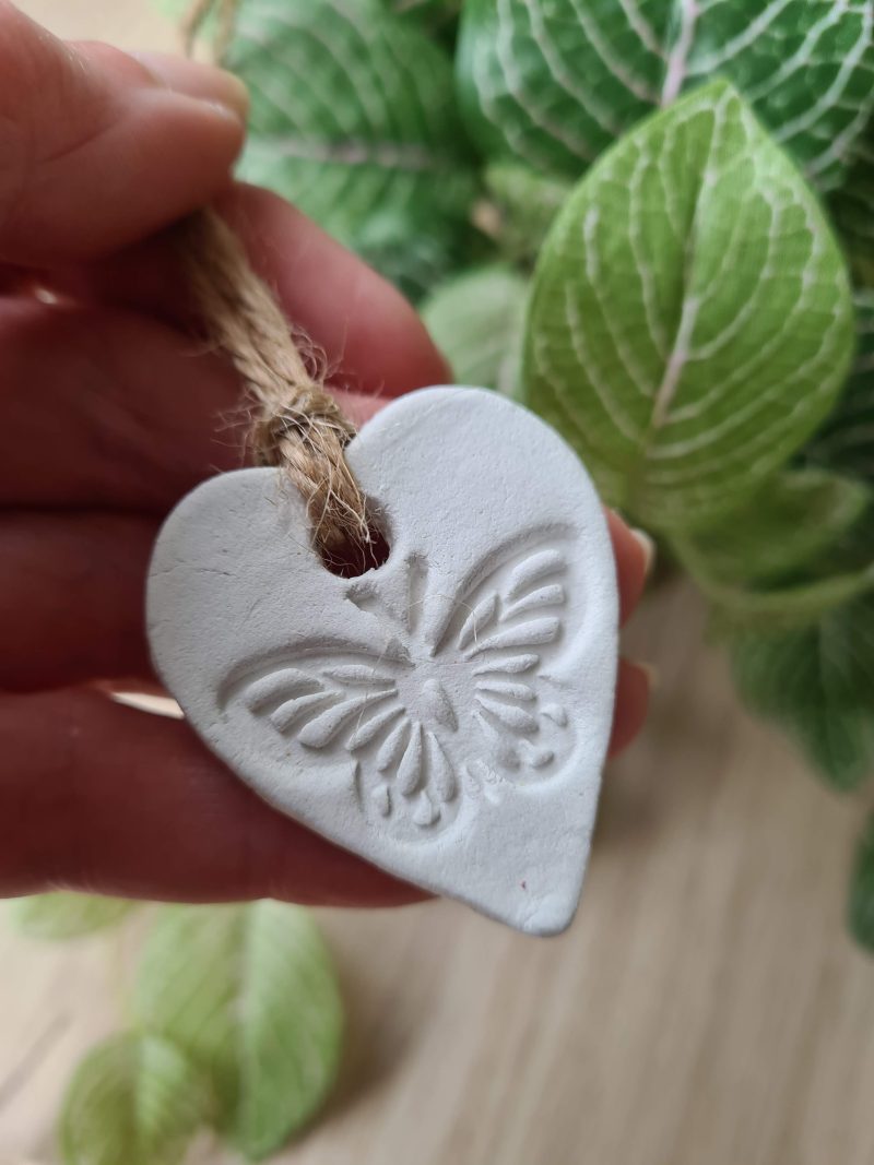 Clay gift tags party or wedding favours handmade choice of designs