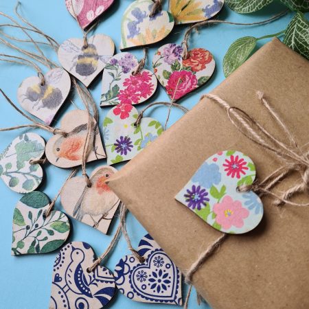 Gift tags hand decorated choice of designs