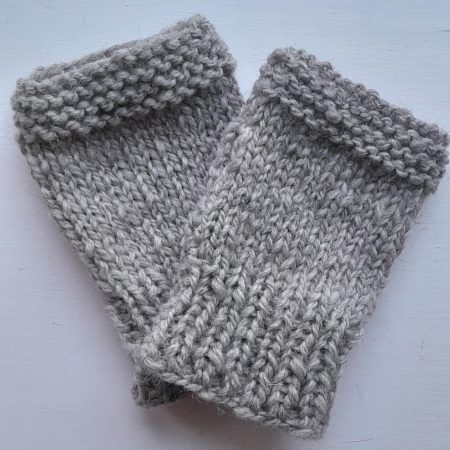 Wee Gem Handspun Yarn - Wrist Warmers/Fingerless Gloves *PDF Knitting Pattern* - Image 3