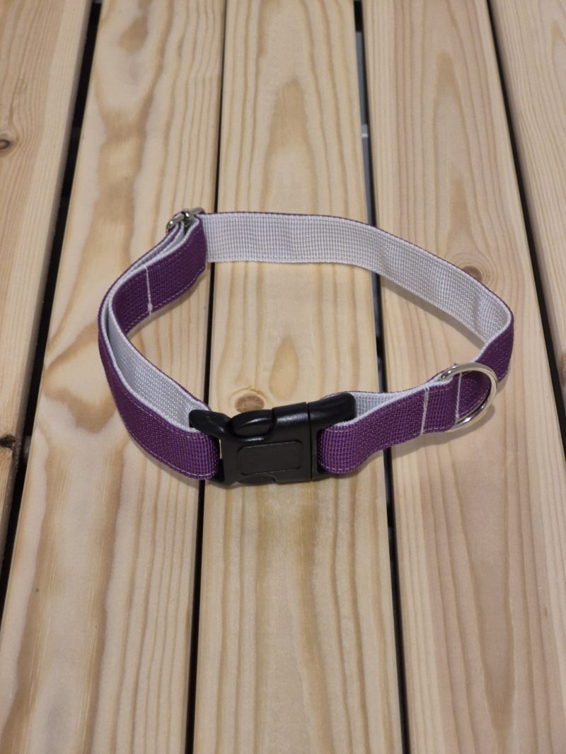 Two Tone Webbing Dog Collar | 3 Colours | 3 Sizes