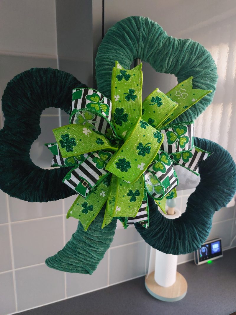 Large handmade shamrock