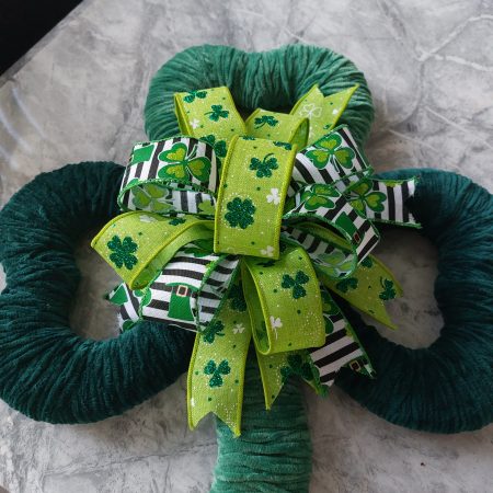Large handmade shamrock
