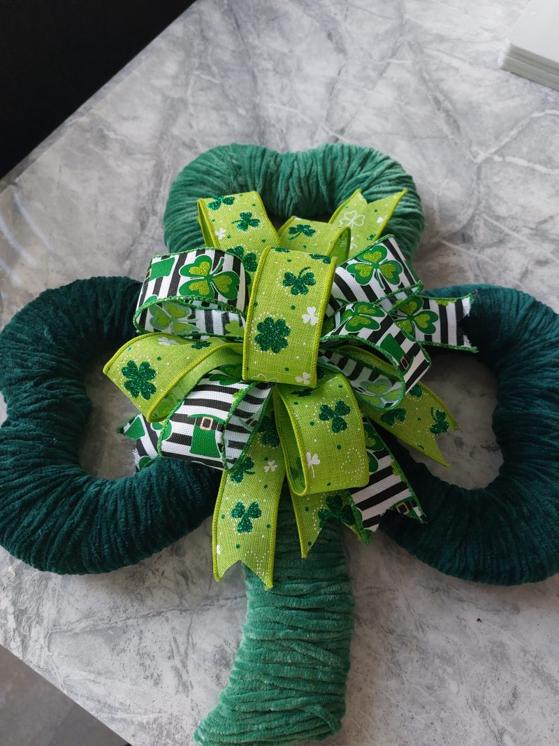 Large handmade shamrock