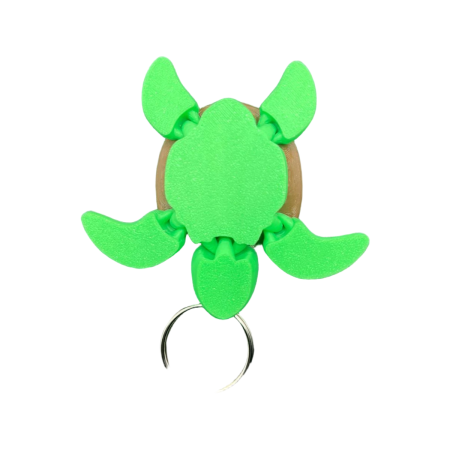 Flexi Turtle Keyring