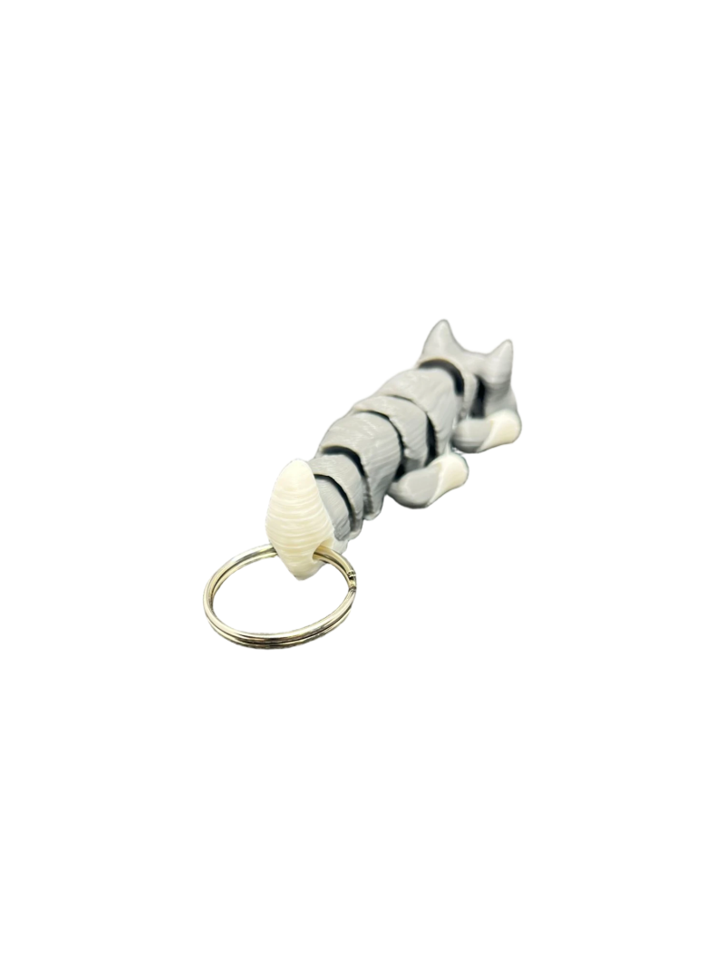 Loyal Husky Companion Keyring