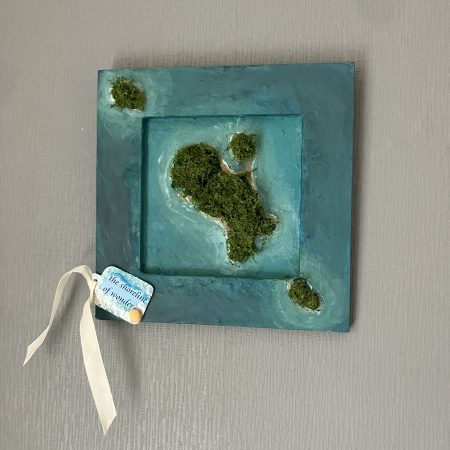 Revamped Wooden 3D Picture Box "The Island's" Wall Art