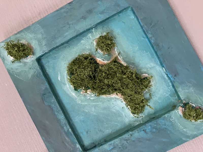 Revamped Wooden 3D Picture Box "The Island's" Wall Art
