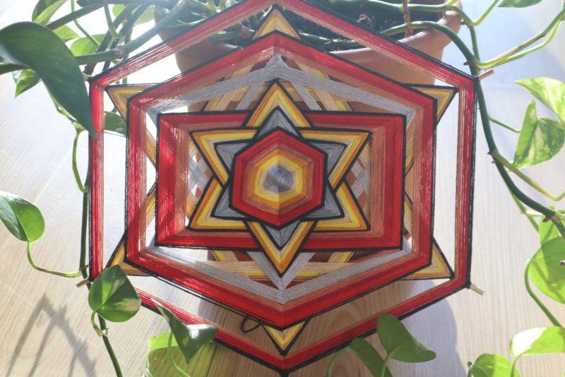Ojos de Dios 'Starlight Symphony'/ Handcrafted Mandala/ Birthday gift/ Spiritual present