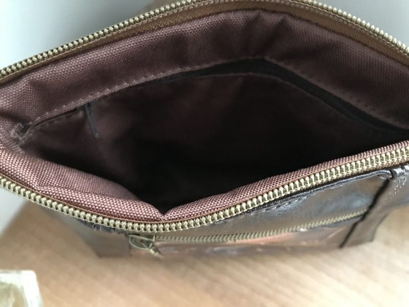 Steampunk Staffy Dog Vegan Leather Washbag Men’s Holiday Travel Bag