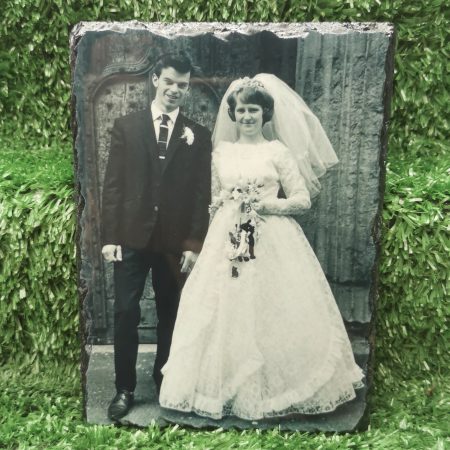 Coloured Photo Slates, Rectangular, Personalised, Keepsake, Gift